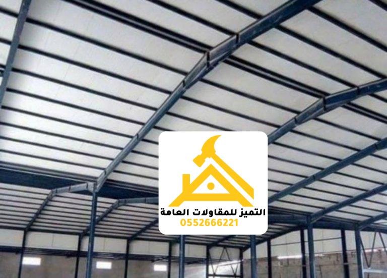 ساندوتش بانل لسقف 75 م² — سماكة 10 سم