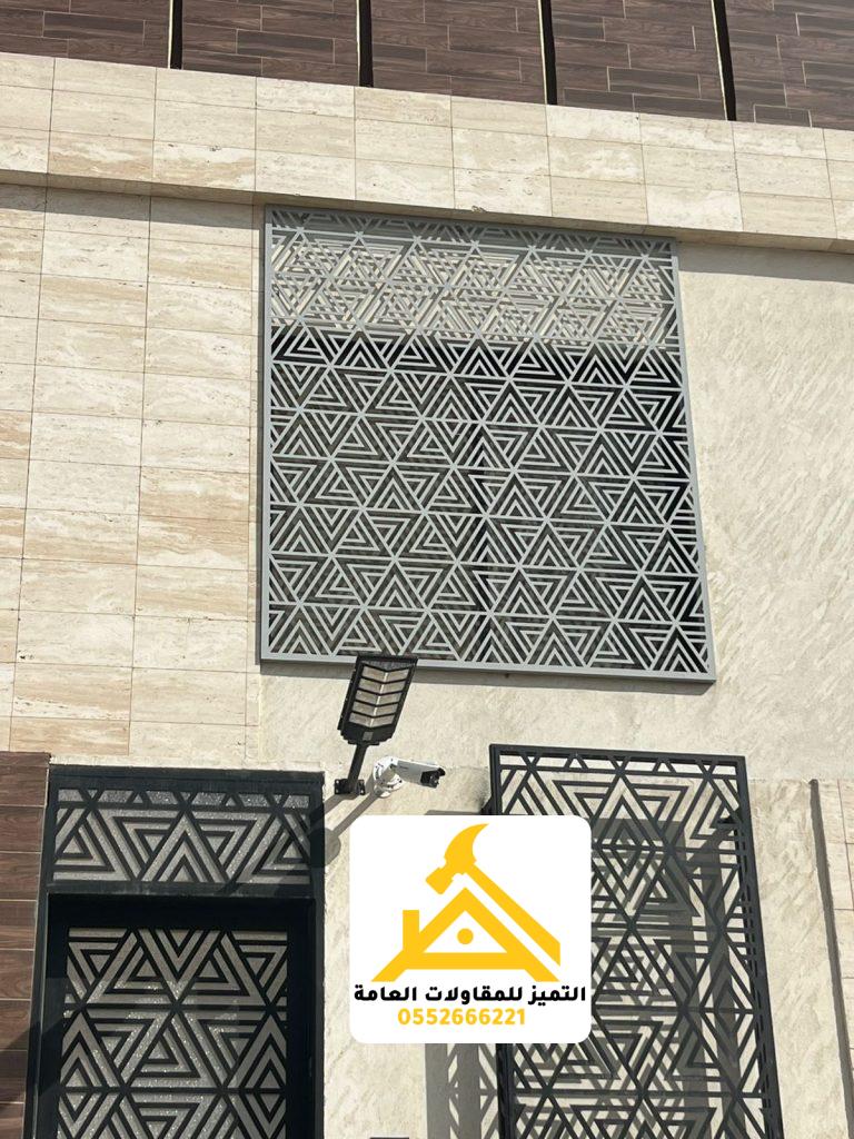 تنفيذ وتركيب بلكونات وواجهات قص ليزر