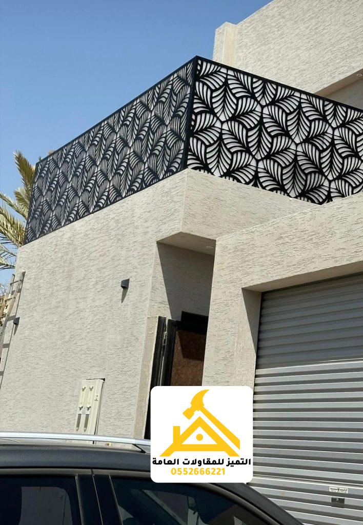 أهمية بلكونات وواجهات قص ليزر حي الملقى